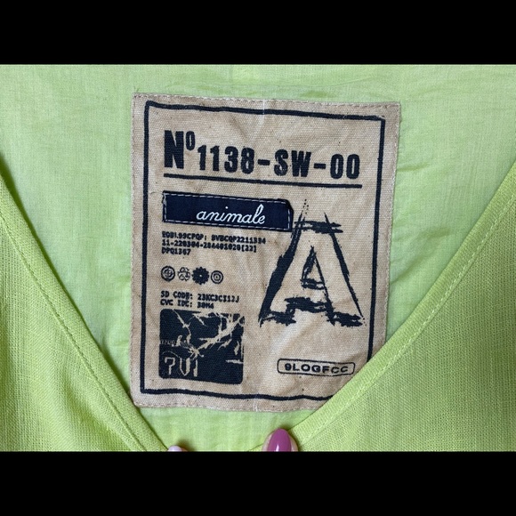 Animale Linen Dress Size M - Picture 3 of 7